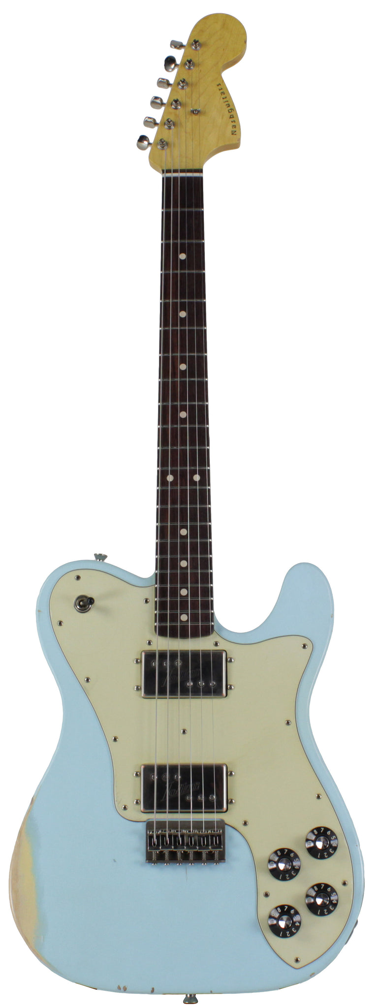送料無料 お Nash T72DLX Aging Medium Rosewood, Blue, Sonic Guitar, ギター