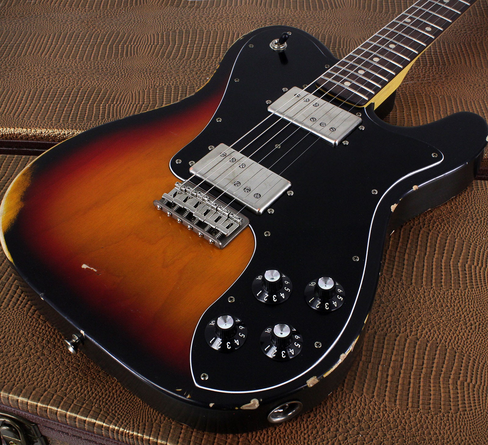 Nash T72DLX Guitar, 3 Tone Sunburst, Rosewood, Medium Aging Nash T72DLX Guitar, 3 Tone Sunburst, Rosewood, Medium Aging