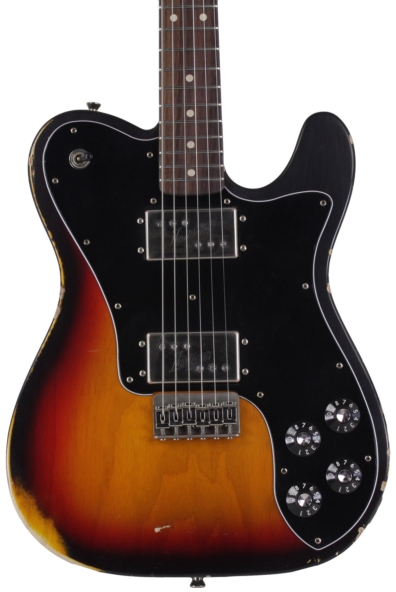 Nash T72DLX Guitar, 3 Tone Sunburst, Rosewood, Medium Aging Nash T72DLX Guitar, 3 Tone Sunburst, Rosewood, Medium Aging