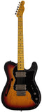 Nash T72TL Thinline Guitar, 3 Tone Sunburst, Light Aging