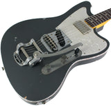 Nash T-Master Guitar, Charcoal Frost, Bigsby, Neck Humbucker
