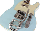 Nash TC-63 Guitar, Double Bound, Bigsby, Lollartron, Sonic Blue, Light Aging