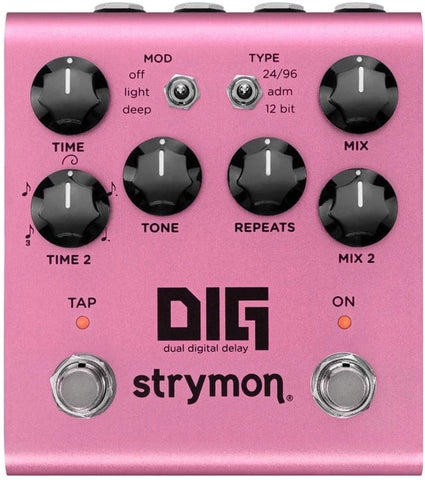 Strymon DIG V2 Dual Digital Delay Pedal