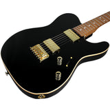 Suhr Custom Classic T Guitar - Black & Gold