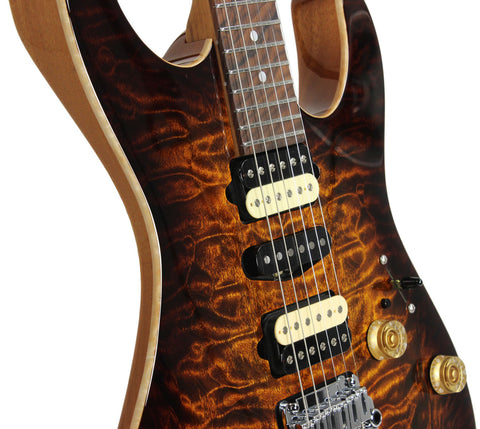 . Suhr Modern Guthrie Govan Spec in Bengal Burst Quilt