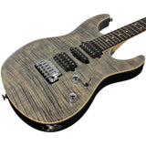 Suhr Modern Custom Guitar - Faded Trans Black Denim Slate