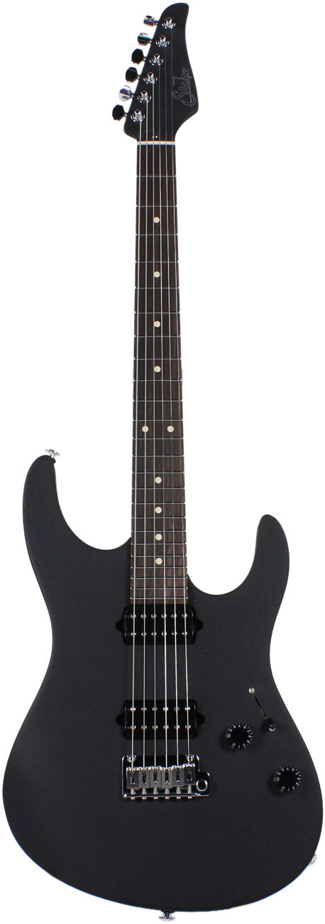 Suhr Modern Satin Black Guitar - Black, HH | Humbucker Music Suhr Modern Satin Black Guitar - Black, HH | Humbucker Music