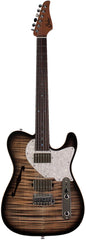 Suhr Select Alt T Guitar, Trans Charcoal Burst