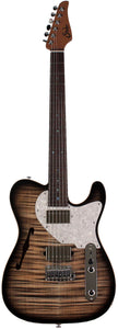 Suhr Select Alt T Guitar, Trans Charcoal Burst
