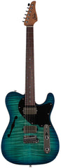 Suhr Select Alt T Guitar, Bahama Blue, Black PG
