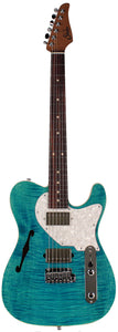 Suhr Alt T Select Guitar, Rosewood, Bahama Blue