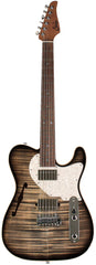 Suhr Select Alt T Guitar, Trans Charcoal Burst