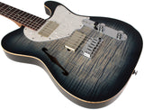 Suhr Select Alt T Guitar, Faded Trans Whale Blue Burst