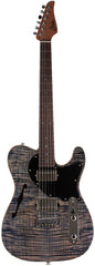 Suhr Select Alt T Guitar, Trans Blue Denim Slate, Black PG