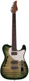 Suhr Select Alt T Guitar, Faded Trans Green Burst