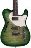 Suhr Select Alt T Guitar, Faded Trans Green Burst