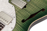 Suhr Select Alt T Guitar, Faded Trans Green Burst