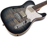 Suhr Select Alt T Guitar, Faded Trans Whale Blue Burst