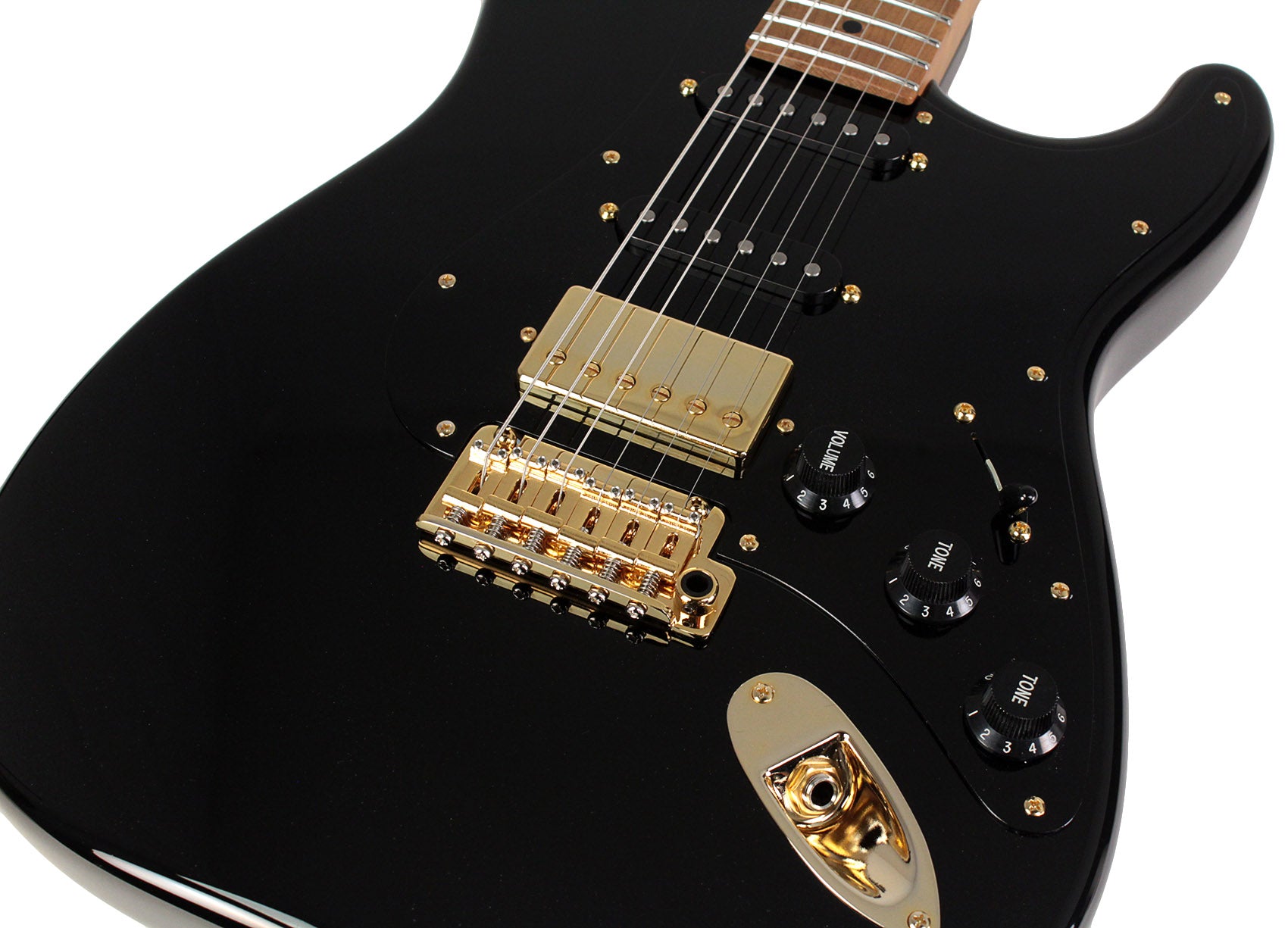 Suhr Mateus Asato Classic S Signature Guitar, Black | Humbucker Music
