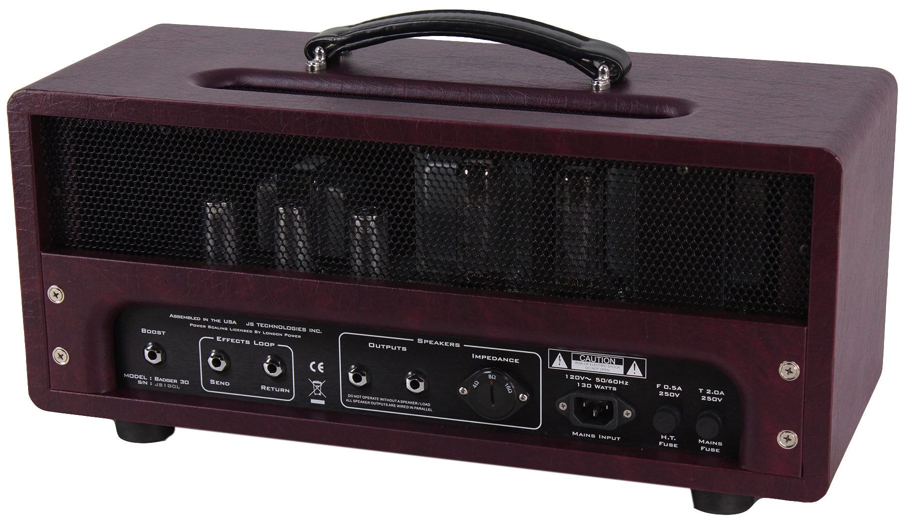 Suhr Badger 30 LE Head w/ 1x12 Cab - Wine Taurus | Humbucker Music