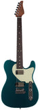 Suhr Classic T HH Roasted Select Guitar, Flamed, Rosewood, Ocean Turquoise