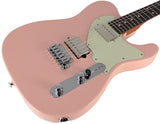 Suhr Select Classic T HH Guitar, Roasted Body and Neck, Flamed, Rosewood, Shell Pink