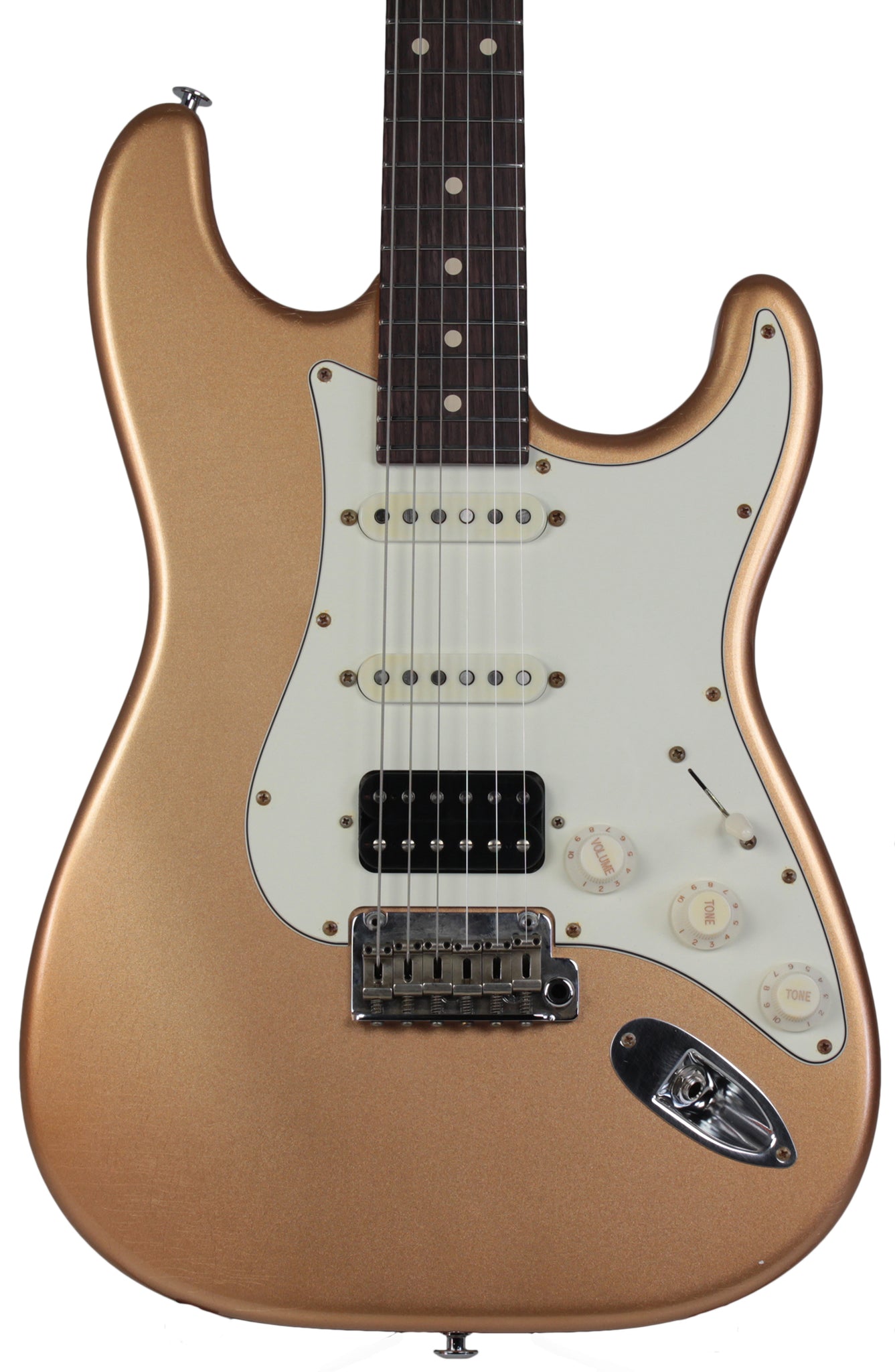 エレキギター Suhr Classic Antique pro Suhr Classic Antique Pro Limited HSS Guitar - Firemist Gold