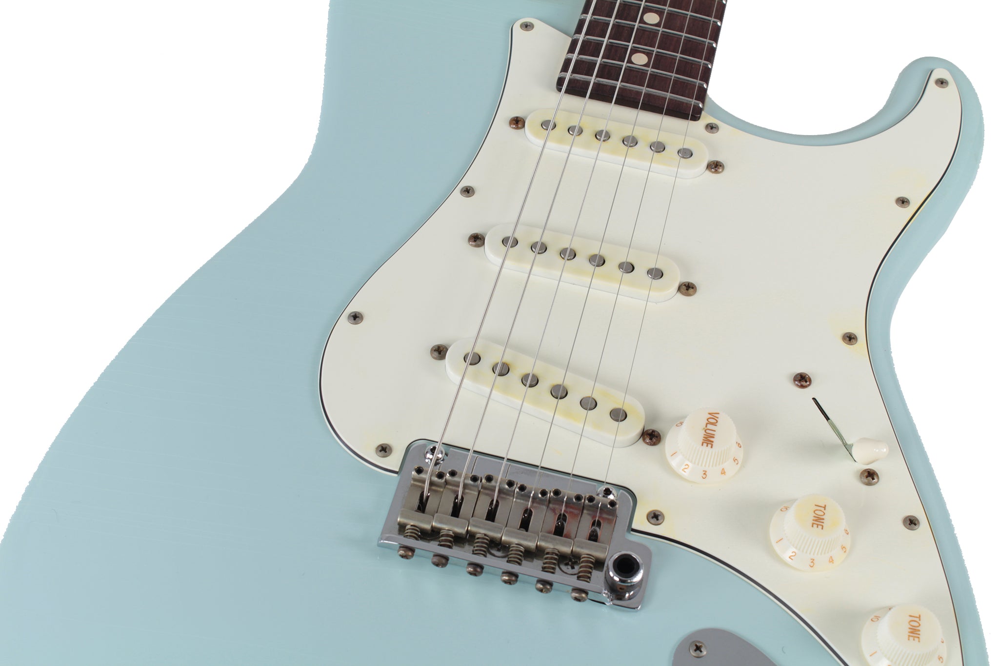 Suhr Classic Antique Guitar, Sonic Blue, Rosewood, SSS | Humbucker