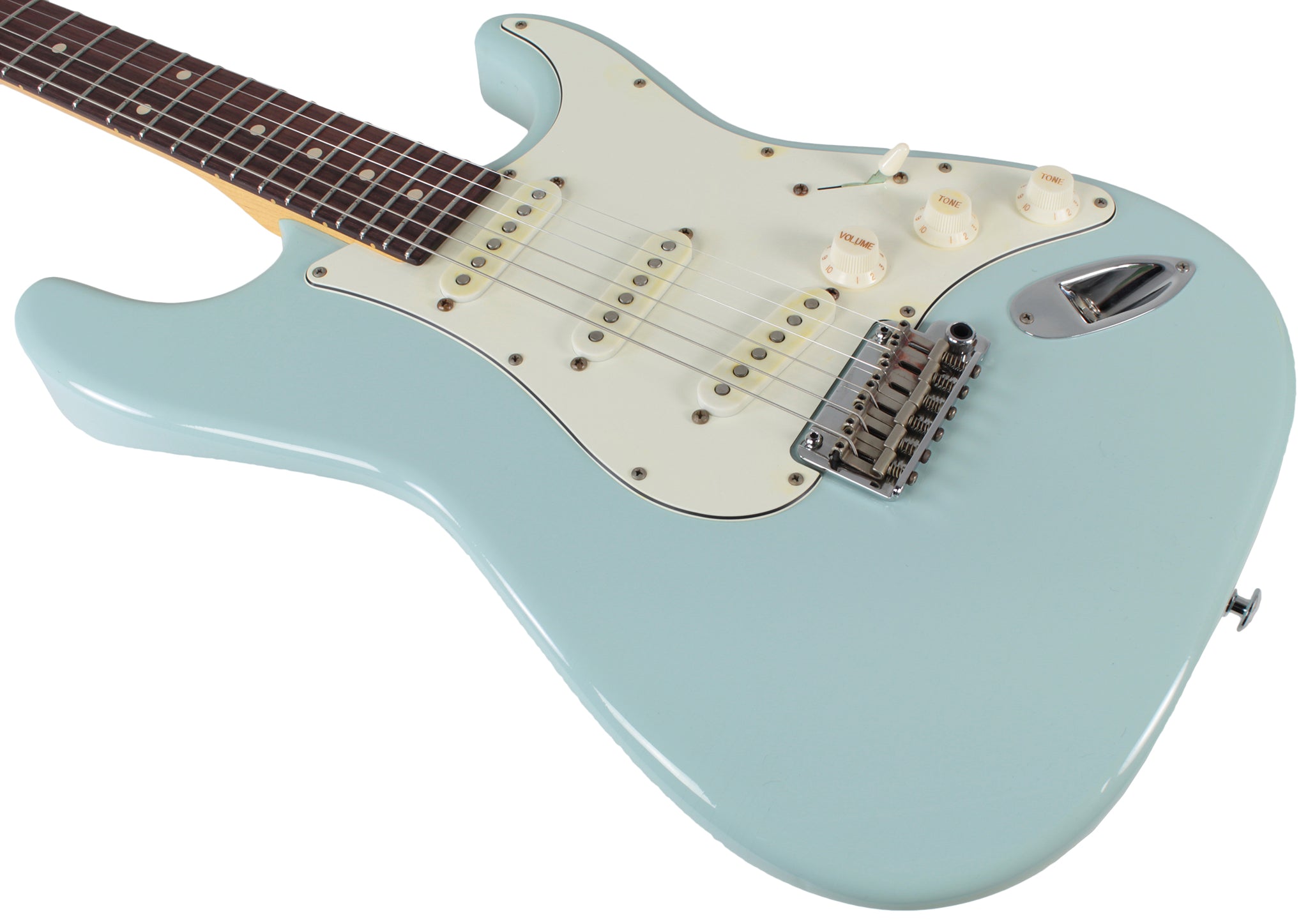Suhr Classic Antique Guitar, Sonic Blue, Rosewood, SSS | Humbucker