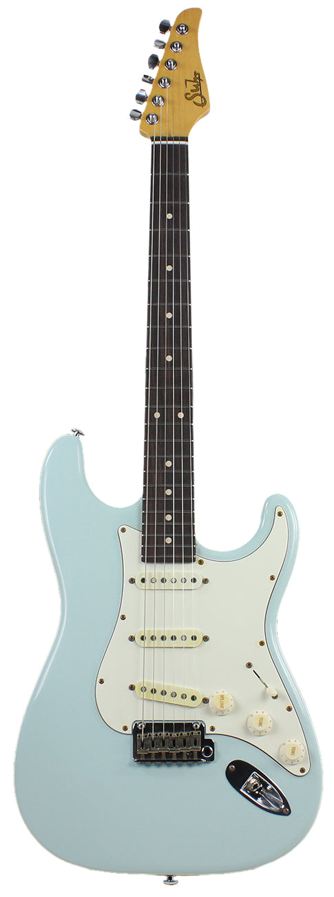 Suhr Classic Antique Guitar, Sonic Blue, Rosewood, SSS | Humbucker