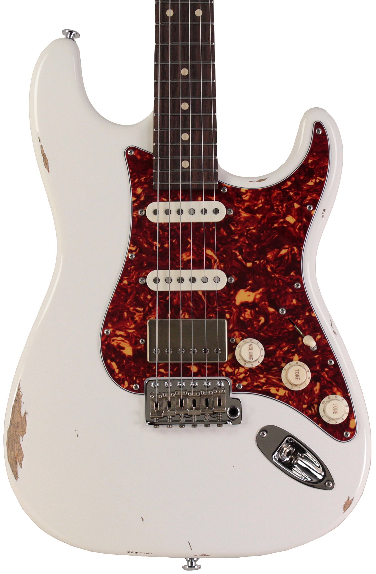 Suhr Select Classic S Antique HSS Guitar, Roasted Flamed Neck