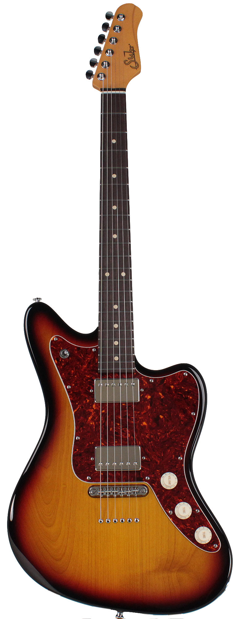 Suhr Classic JM Guitar, 3-Tone Burst, HH, TP6 | Humbucker Music