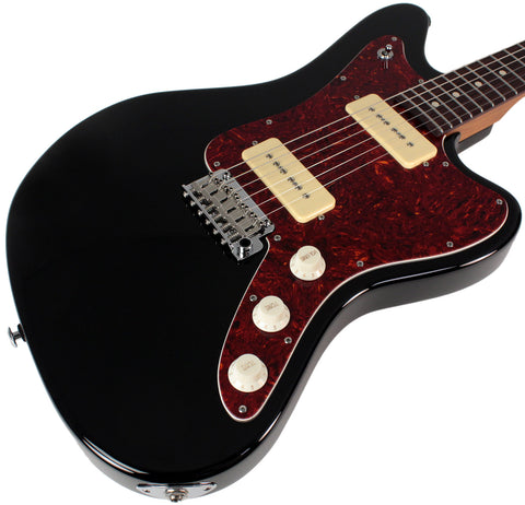 Suhr Select Classic JM Guitar, Roasted Neck, Black, S90, 510