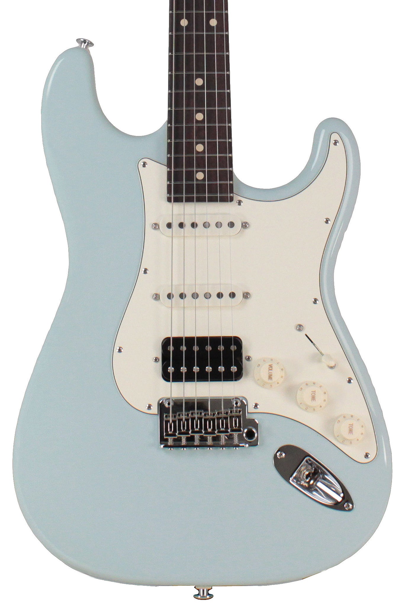 Suhr Classic S Antique Guitar, Sonic Blue, Rosewood, HSS