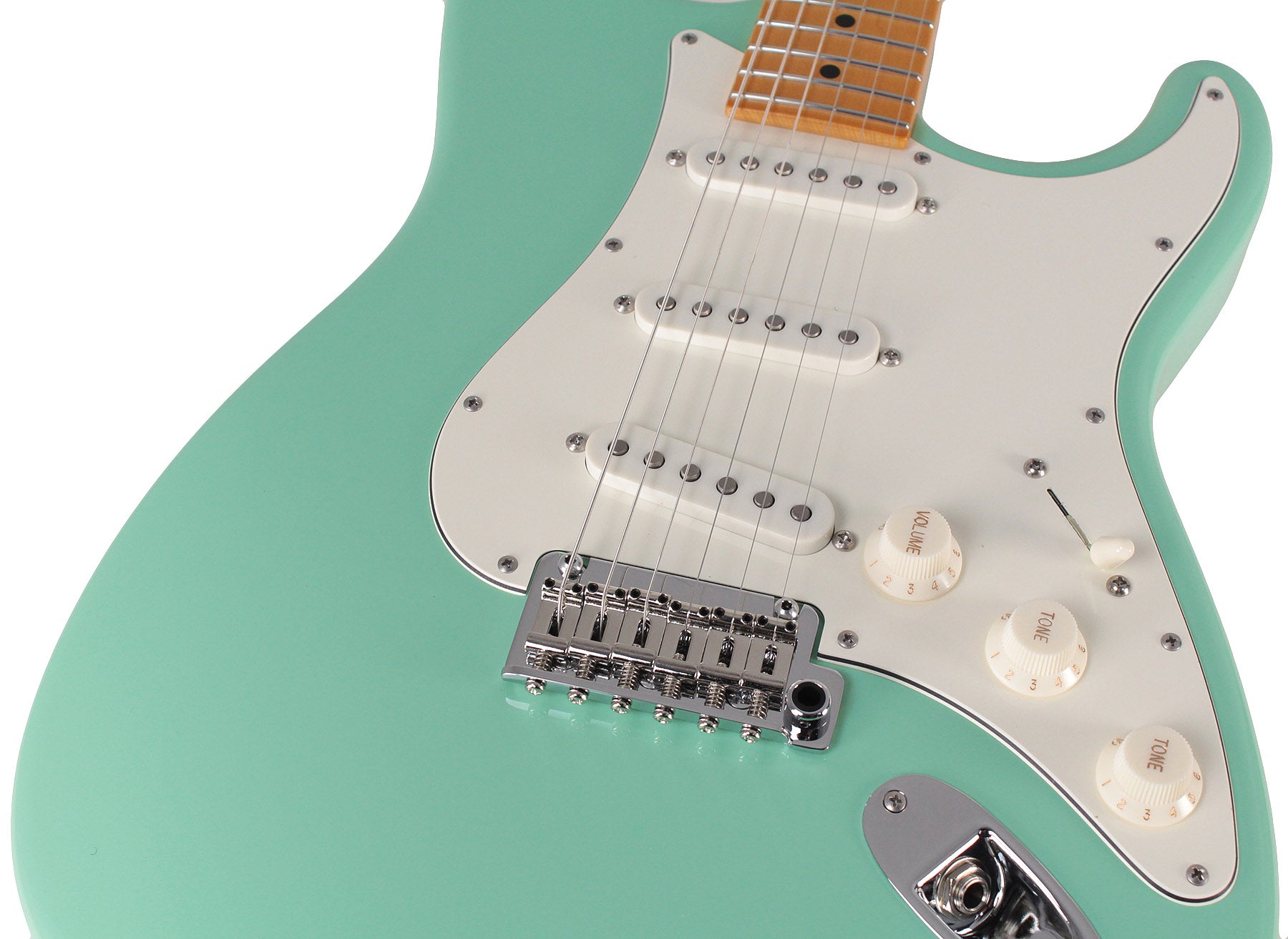 Suhr Classic S Antique Guitar, Surf Green, Maple | Humbucker Music