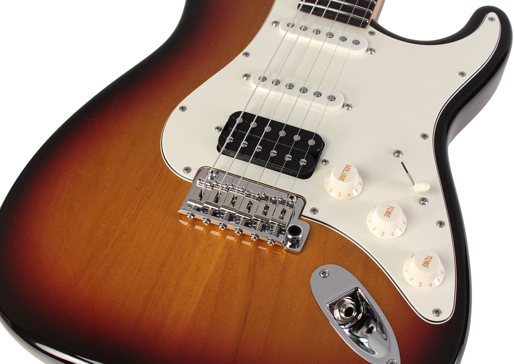 Suhr Classic S HSS Antique Guitar, 3-Tone Burst, Rosewood