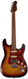 Suhr Select Classic S Antique HSS Guitar, Roasted Flamed Neck, 3 Tone Burst, Maple