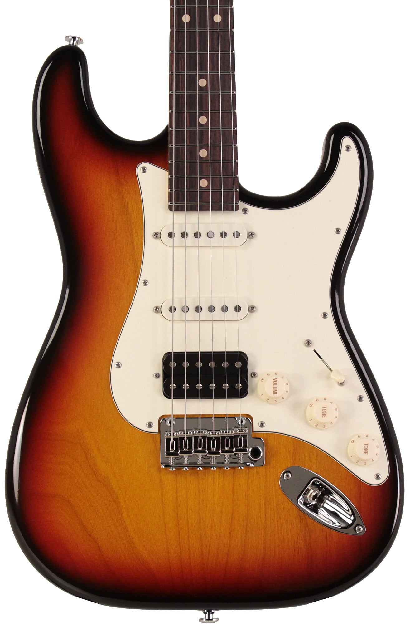 Suhr Classic S Antique Guitar, 3-Tone Burst, Rosewood, HSS Suhr Classic S Antique Guitar, 3-Tone Burst, Rosewood, HSS