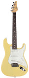 Suhr Classic S Antique Guitar, Vintage Yellow, Rosewood