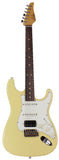 Suhr Classic S Antique Guitar, Vintage Yellow, Rosewood, HSS