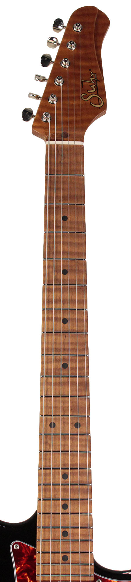 Suhr Select Classic S Antique HSS Guitar, Roasted Flamed Neck