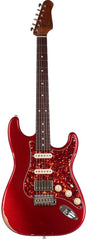 Suhr Select Classic S Antique HSS Guitar, Roasted Flamed Neck, Candy Apple Red, Rosewood