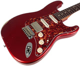 Suhr Select Classic S Antique HSS Guitar, Roasted Flamed Neck, Candy Apple Red, Rosewood
