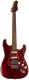 Suhr Select Classic S Antique HSS Guitar, Roasted Flamed Neck, Candy Apple Red, Maple