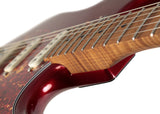 Suhr Select Classic S Antique HSS Guitar, Roasted Flamed Neck, Candy Apple Red, Maple