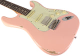 Suhr Select Classic S Antique HSS Guitar, Roasted Flamed Neck, Shell Pink, Rosewood