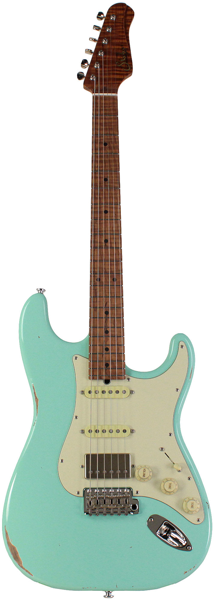 ギター Suhr Classic S Antique RoastedFlameMaple Suhr Select Classic S Antique HSS Guitar, Roasted Flamed Neck