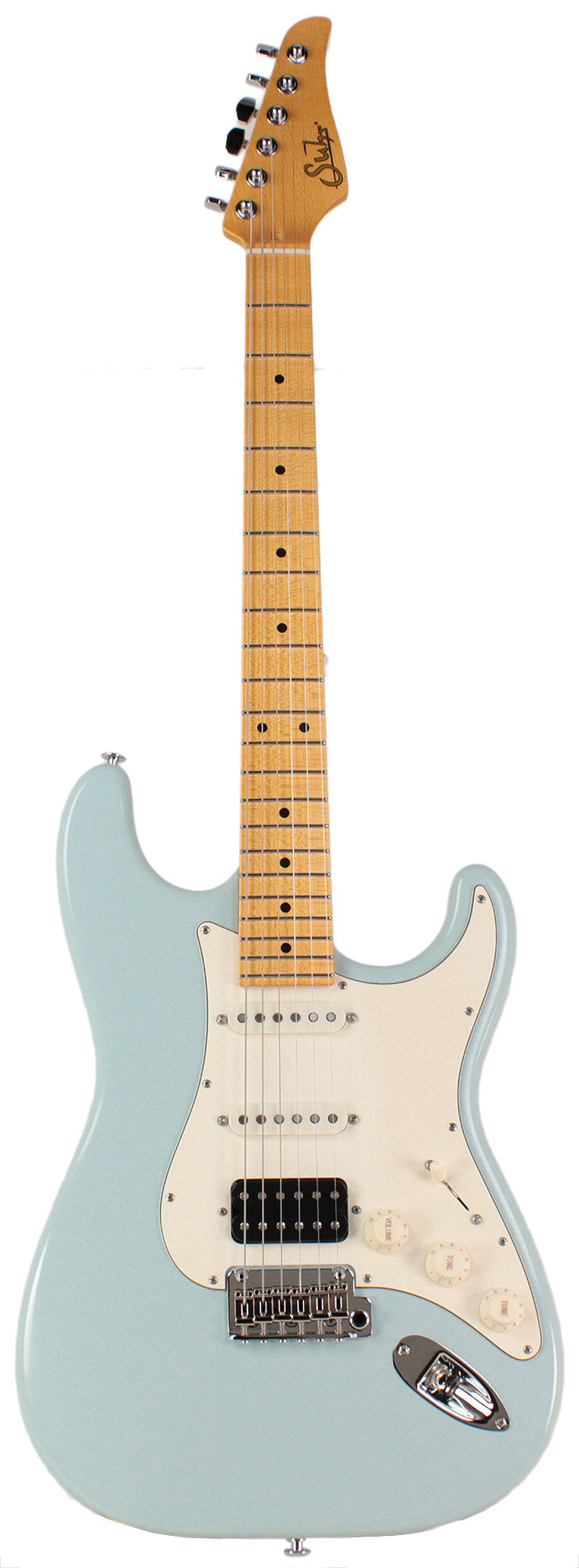 ギター Suhr Standard SSH Suhr Classic S HSS Guitar, Sonic Blue, Maple | Humbucker Music