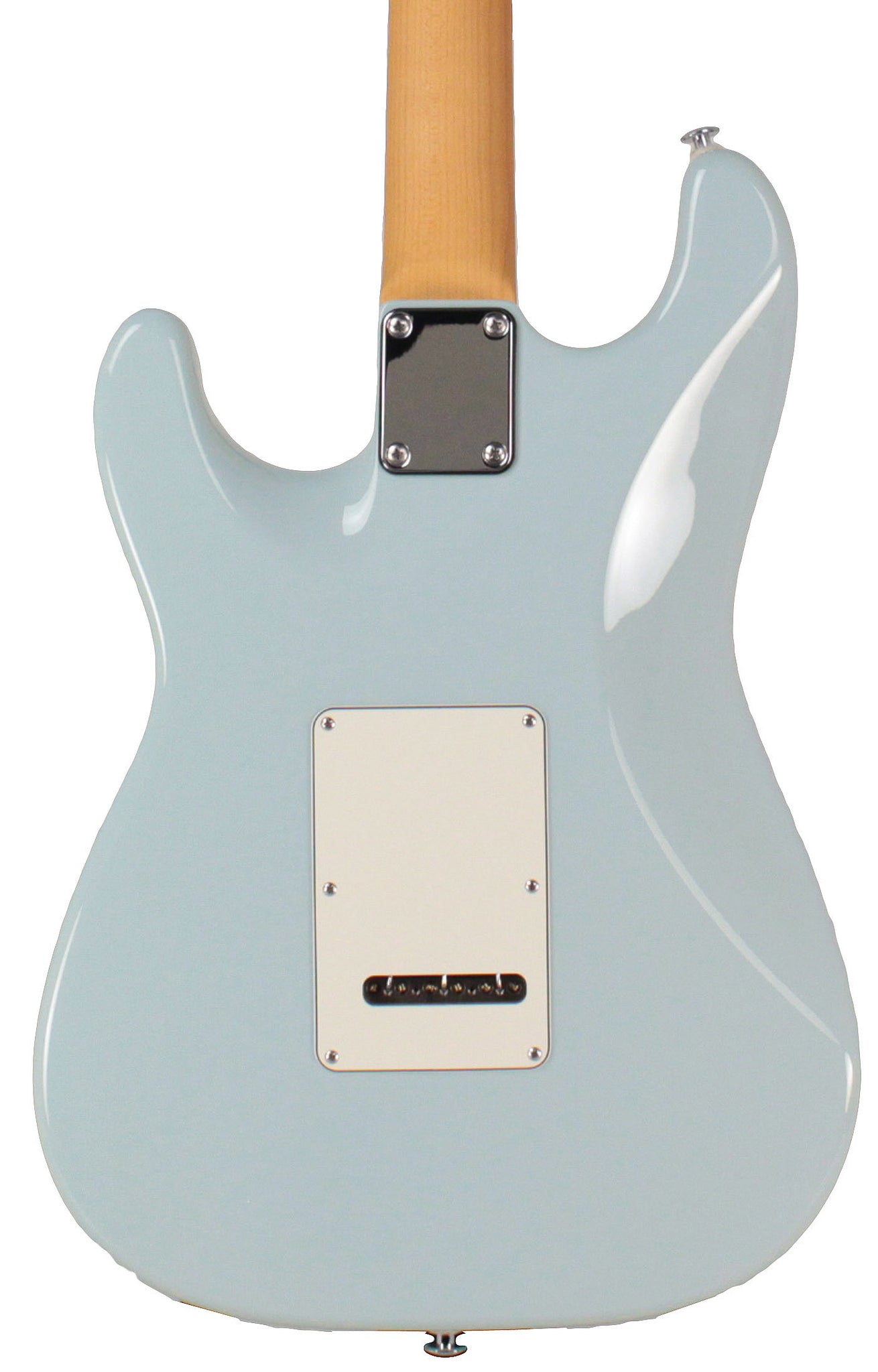 Suhr Classic S HSS Guitar, Sonic Blue, Maple | Humbucker Music