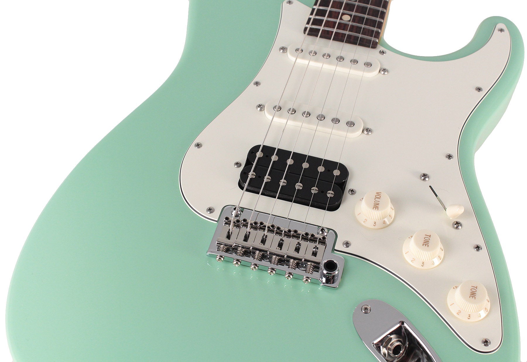 Suhr Classic S HSS Guitar, Surf Green, Rosewood | Humbucker